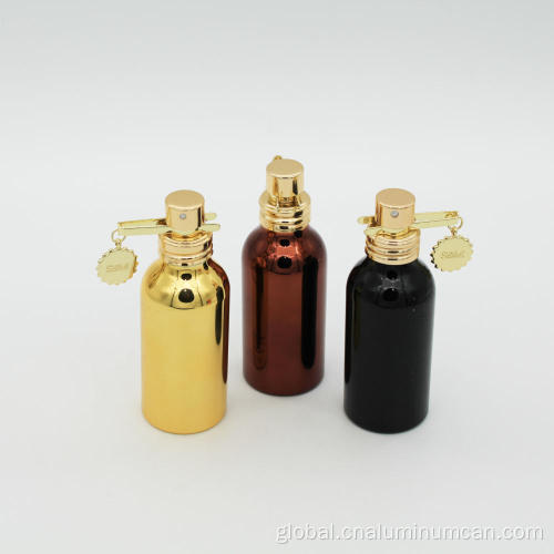 Spray Mini Perfume Glass Bottle Luxury shiny Perfume cosmetic aluminium bottles Factory